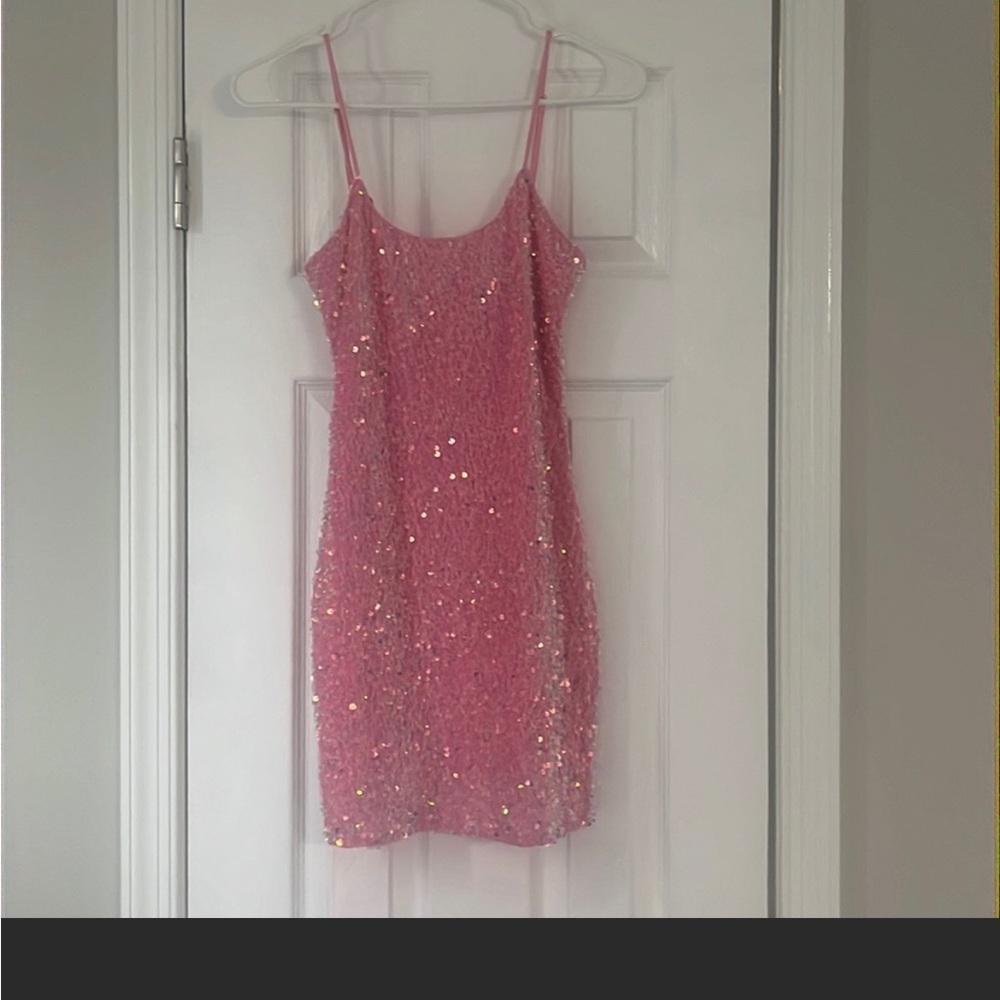 Lucy in the Sky Pink Dress. New. Still in the packaging.